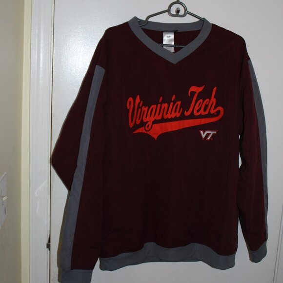 Knights Apparel Other - Knight Apparel Virginia Tech V-neck Pullover Windbreaker
